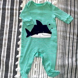 Baby boy footie one piece